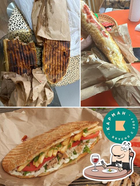 Еда в "Закусочной КАРМАН"