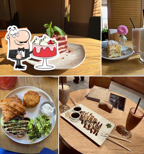 Торт «красный бархат» в "Zerno"