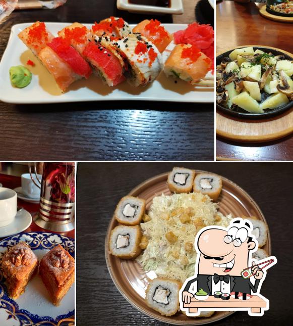 Попробуйте различные сеты суши