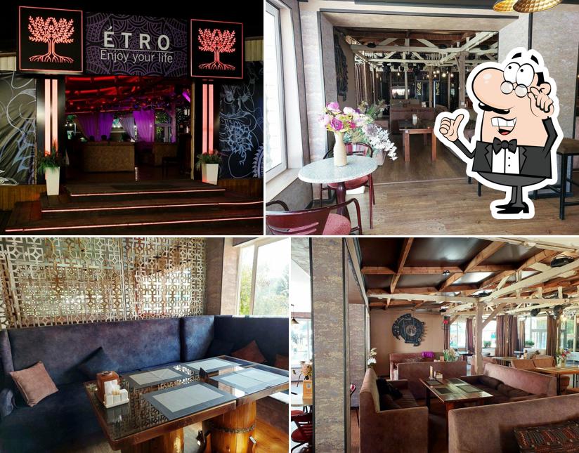 Интерьер "Etro кафе"