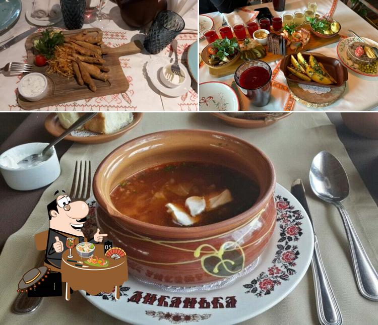 Еда в "Диканьке"