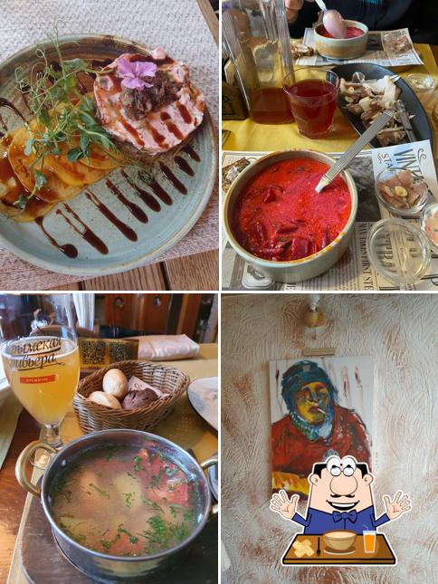 Блюда в "Старом Городе, ресторане"