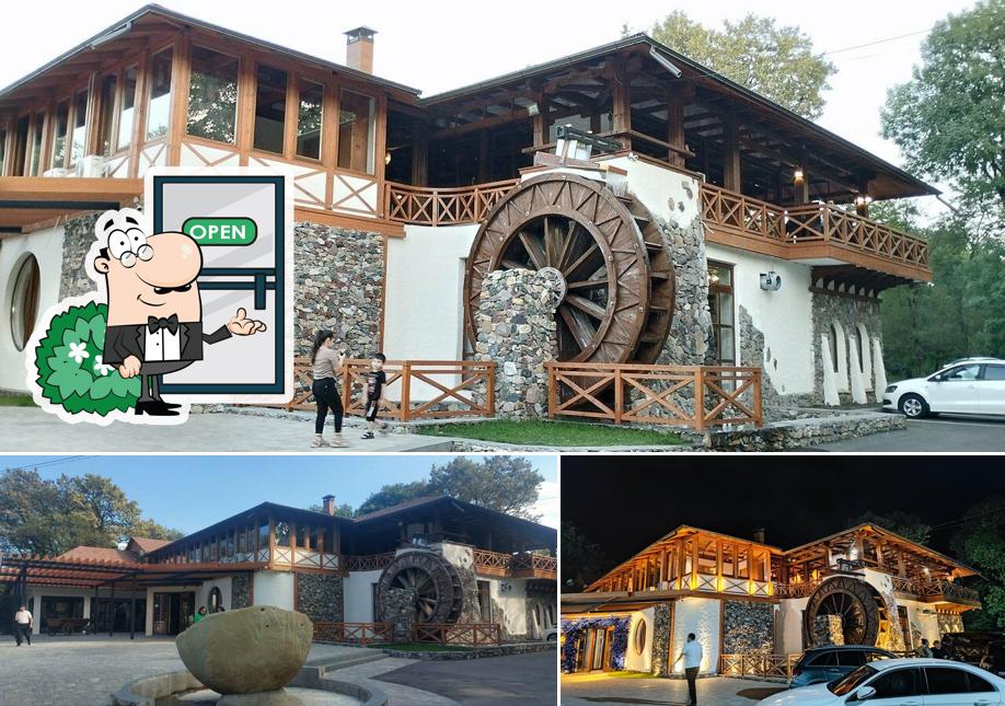 Наслаждайтесь пейзажем, который открывается из "Мельницы"