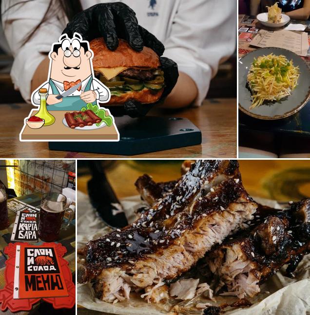 Свиные ребрышки в "Слоне и солоде"