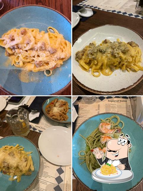 Паста карбонара в "Sapori d’Italia"