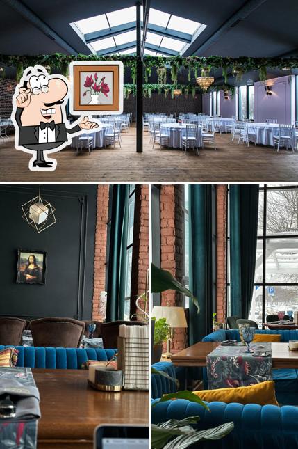 Посмотрите на внутренний интерьер "Mansard restaurant and hall"