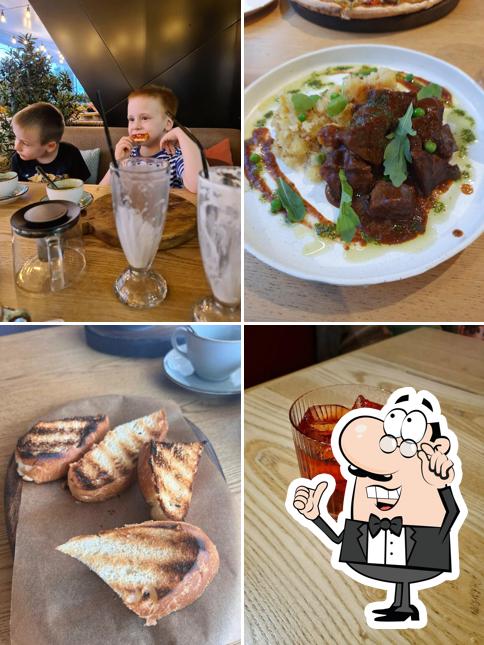 Посмотрите на внутренний интерьер "Перчини Grill&Wine"