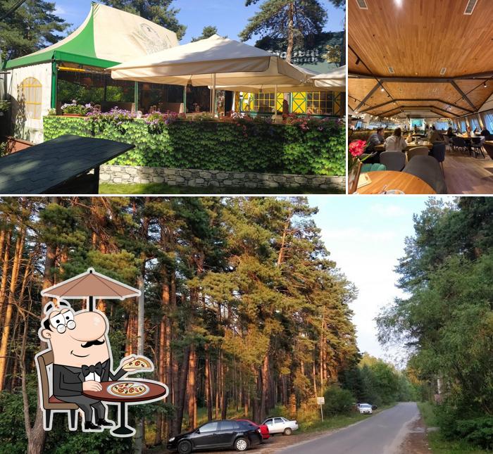 Взгляните на это фото, где видны внешнее оформление и внутреннее оформление в Старый мельник