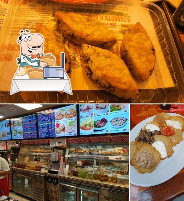 Чесночный хлеб в "Русском дворе"