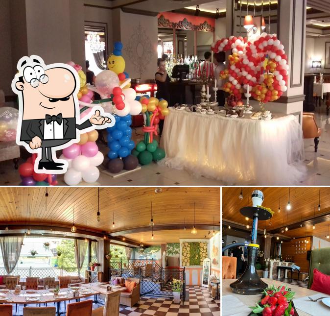 Посмотрите на внутренний интерьер "Мандарина"