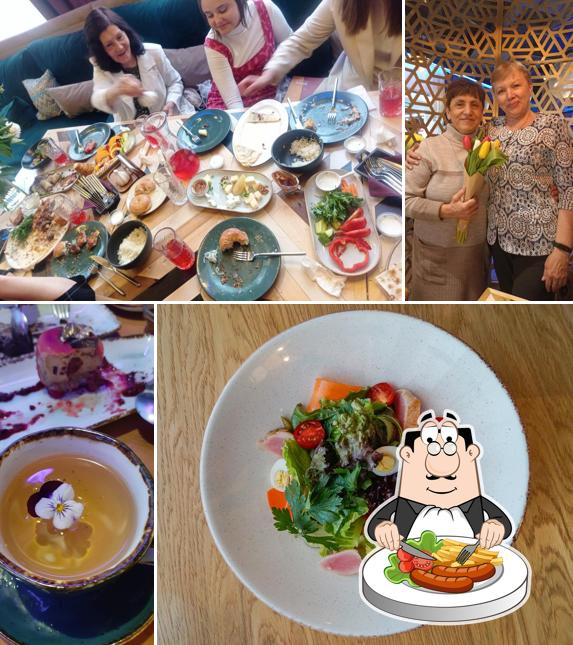 Блюда в "Шафран lounge cafe"