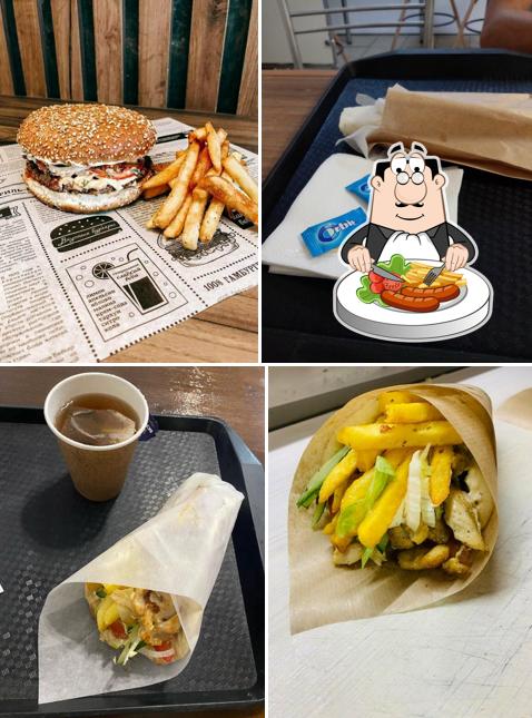 Еда в "Супере гиро"