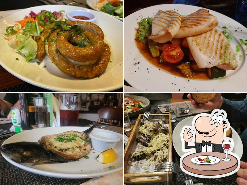 Еда в "Британнике"