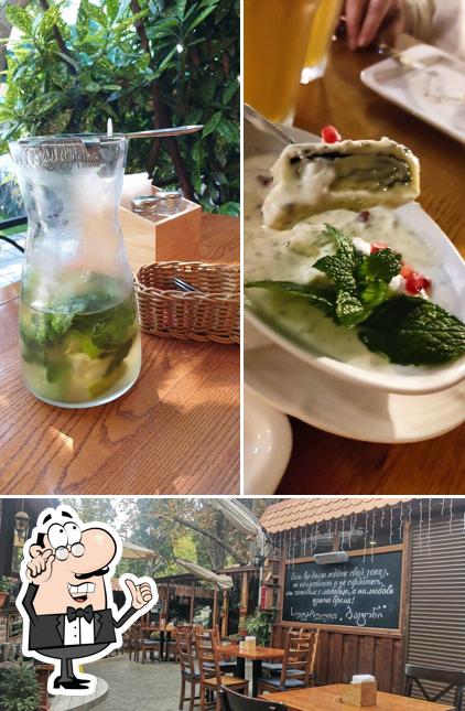 Интерьер "Хинкальный Дворик Важбатони"