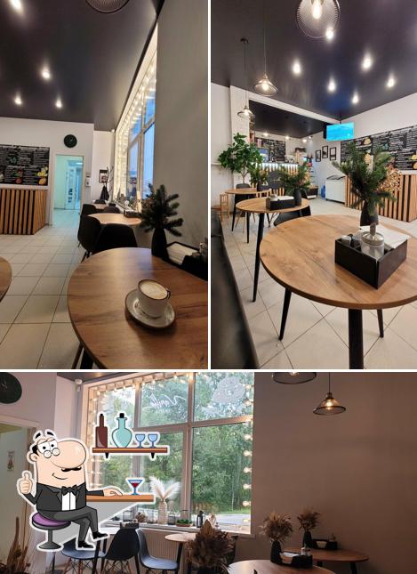 Посмотрите на внутренний интерьер "Vanilla Coffee"