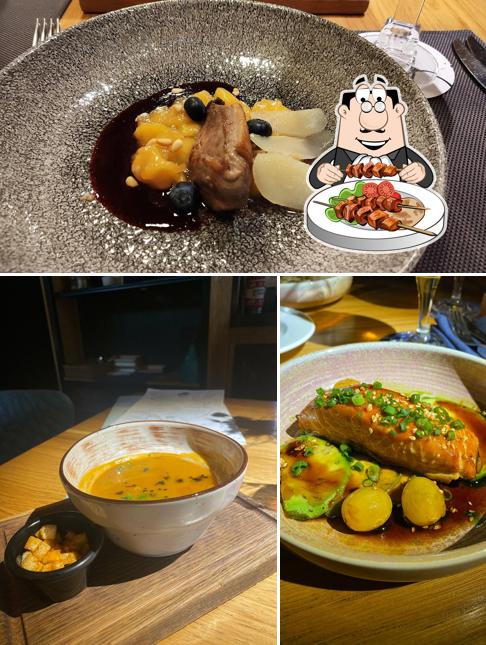 Еда в "Lambic Seafood"