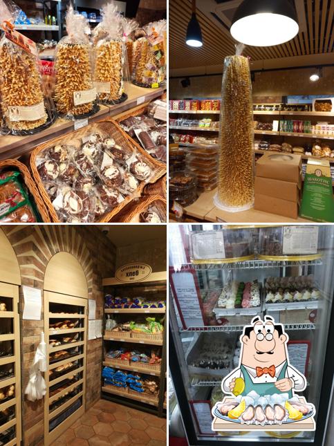 Устрицы в "Каравай"