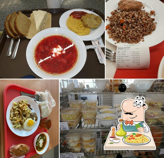 Еда в "Столовой Планете Авто"