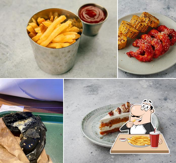 Картофель фри в "Креветки и бургеры"