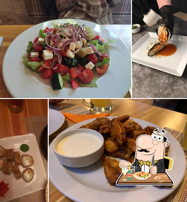 Блюда в "Кафе Crazy Tomatoes"