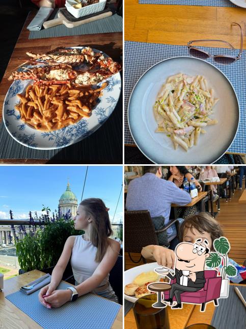 Посмотрите на внутренний интерьер "Террасы"