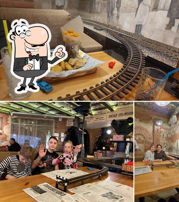 Интерьер "Ресторана "Паровозова""