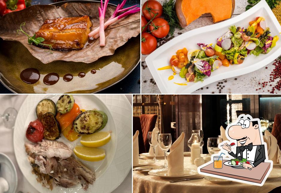 Блюда в "Рыбном базаре"