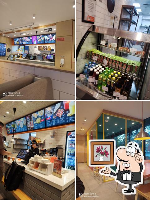 Посмотрите на внутренний интерьер "Додо Пицца"