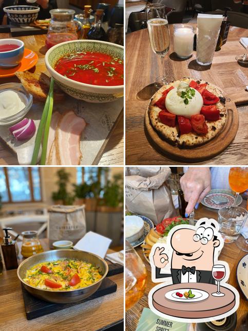 Еда в "Сыроварня"