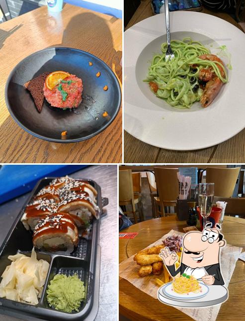 Паста карбонара в "Рыбная мануфактура № 1"