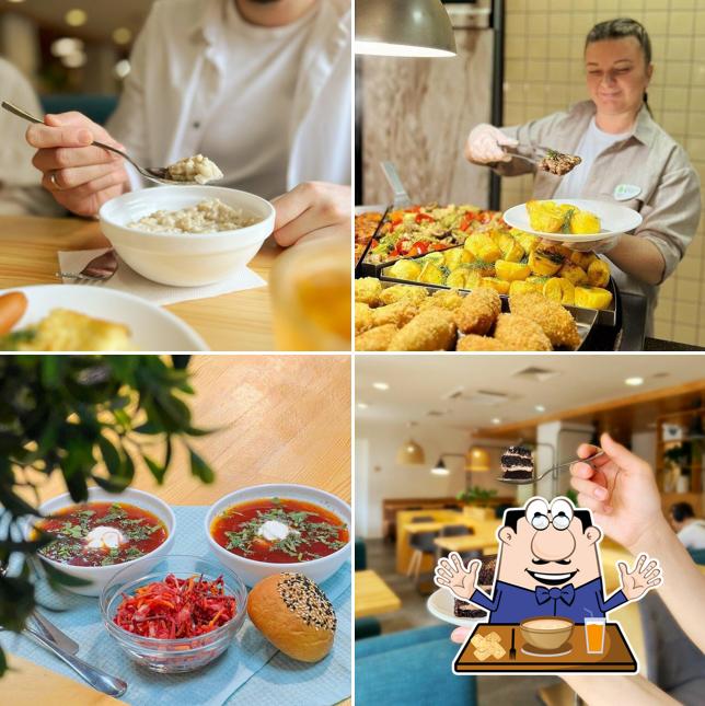 Клэм-чаудер в "Вилке-ложке"