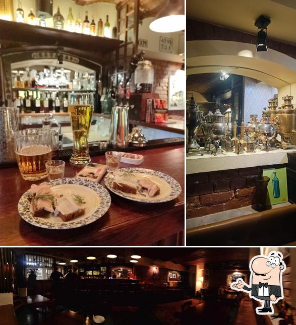 Посмотрите на внутренний интерьер "Бара Карабас"