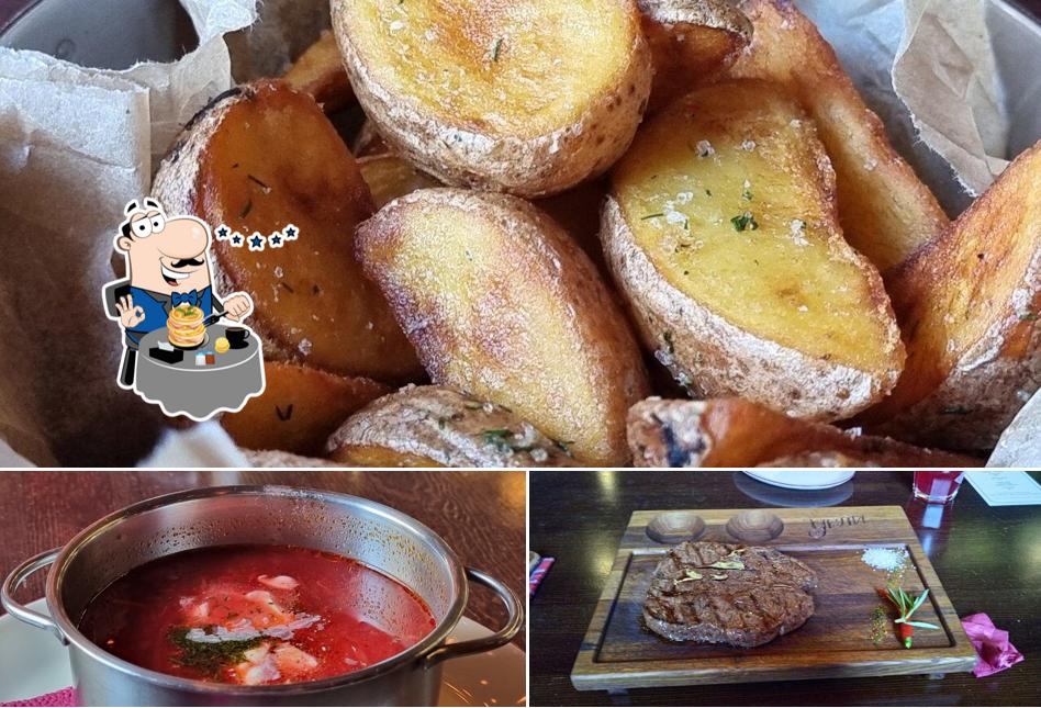 Блюда в "Углях"