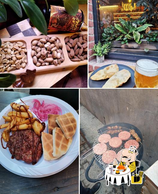 Еда в "Норе бар крафтового пива"