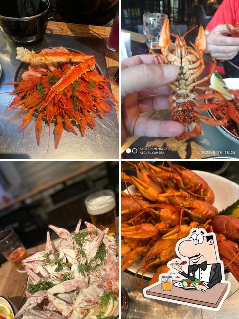 Блюда в "Раковой на Петрогдрадке"