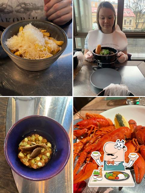 Блюда в "Раковой на Петрогдрадке"