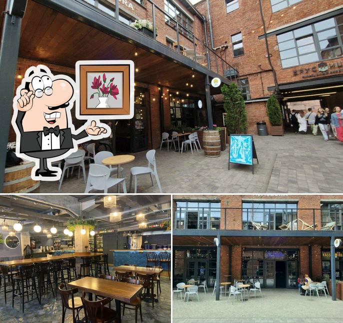 Посмотрите на внутренний интерьер "Dadabar"