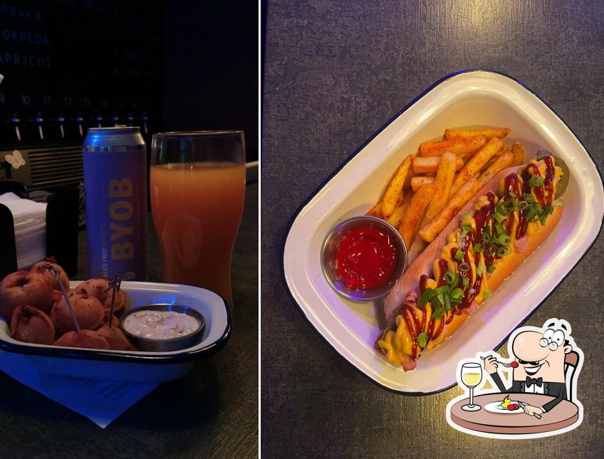 Еда в "Hops Spot"