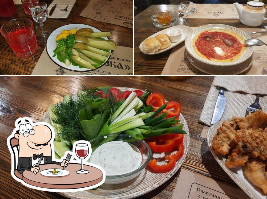 Еда в "Избе"