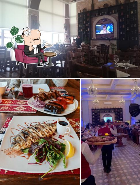 Посмотрите на внутренний интерьер "Мангала Сити"