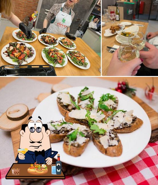 Брускетта в "Кулинарная студия Clever"