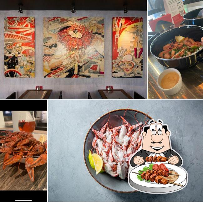 Еда в "Раковой на Петрогдрадке"