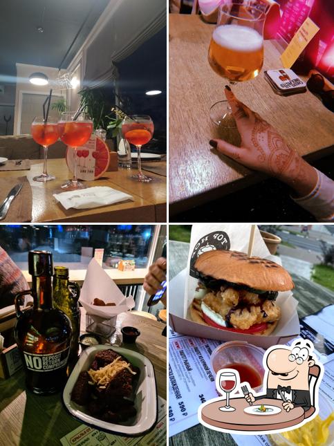 Еда в "TOP HOP 2 крафтовом баре"