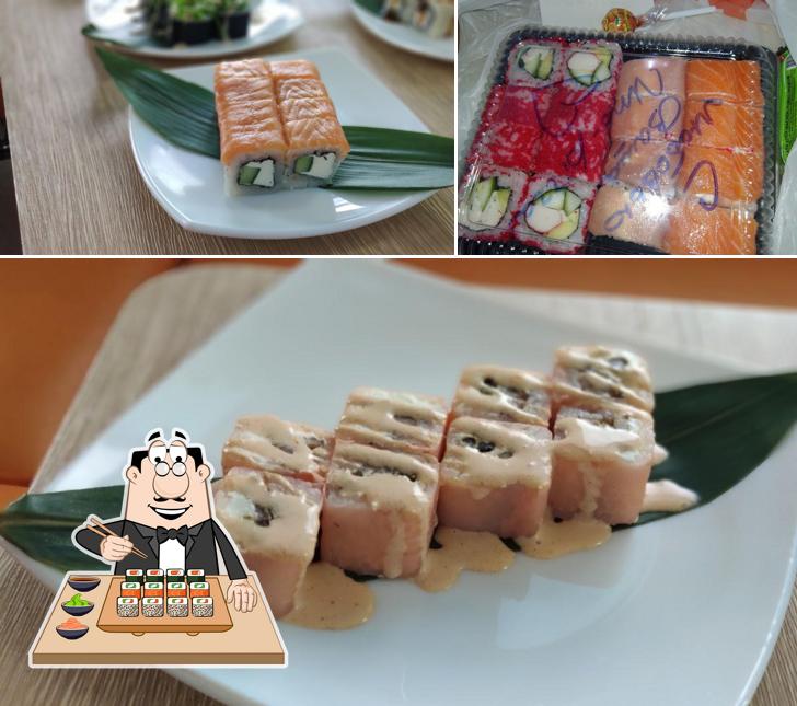 В "КРАСТИБАРЕ" попробуйте суши и роллы