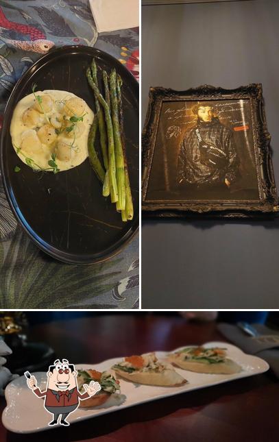 Еда в "Mansard restaurant and hall"