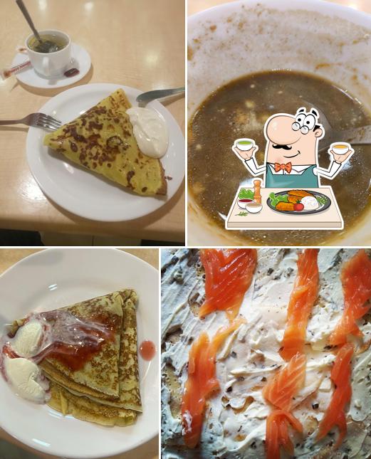 Блюда в "Маминых блинах"