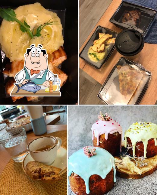 Лосось гриль в "Привет Багет"