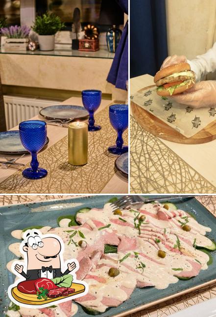 Карпаччо из говядины в "Ресторане "Сан Ремо""