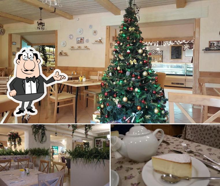 Посмотрите на внутренний интерьер "Контраста Прованс"