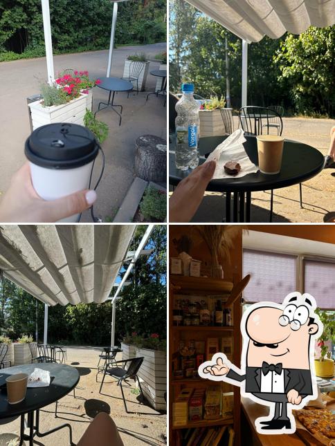 Посмотрите на внутренний интерьер "Привет Багет"